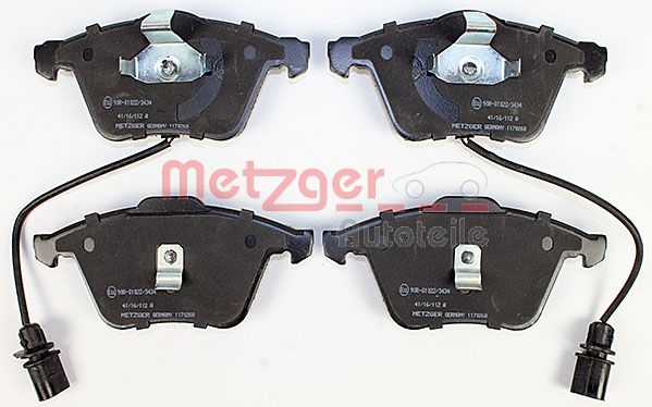 METZGER 1170268 Bremsbelagsatz, Scheibenbremse